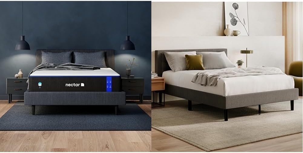 Nectar Classic 12” Queen Mattress - Medium Firm - Contouring Memory Foam - Cooling Top Layer - Support & Pressure-Relief - Mattress in a Box - 365-Night Trial & Forever Warranty