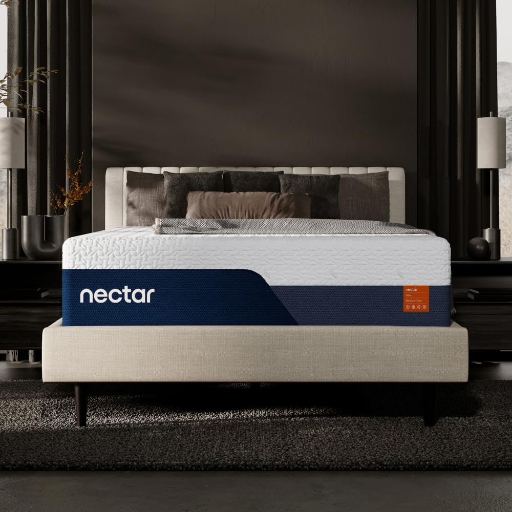 Nectar Classic 12” Queen Mattress - Medium Firm - Contouring Memory Foam - Cooling Top Layer - Support & Pressure-Relief - Mattress in a Box - 365-Night Trial & Forever Warranty