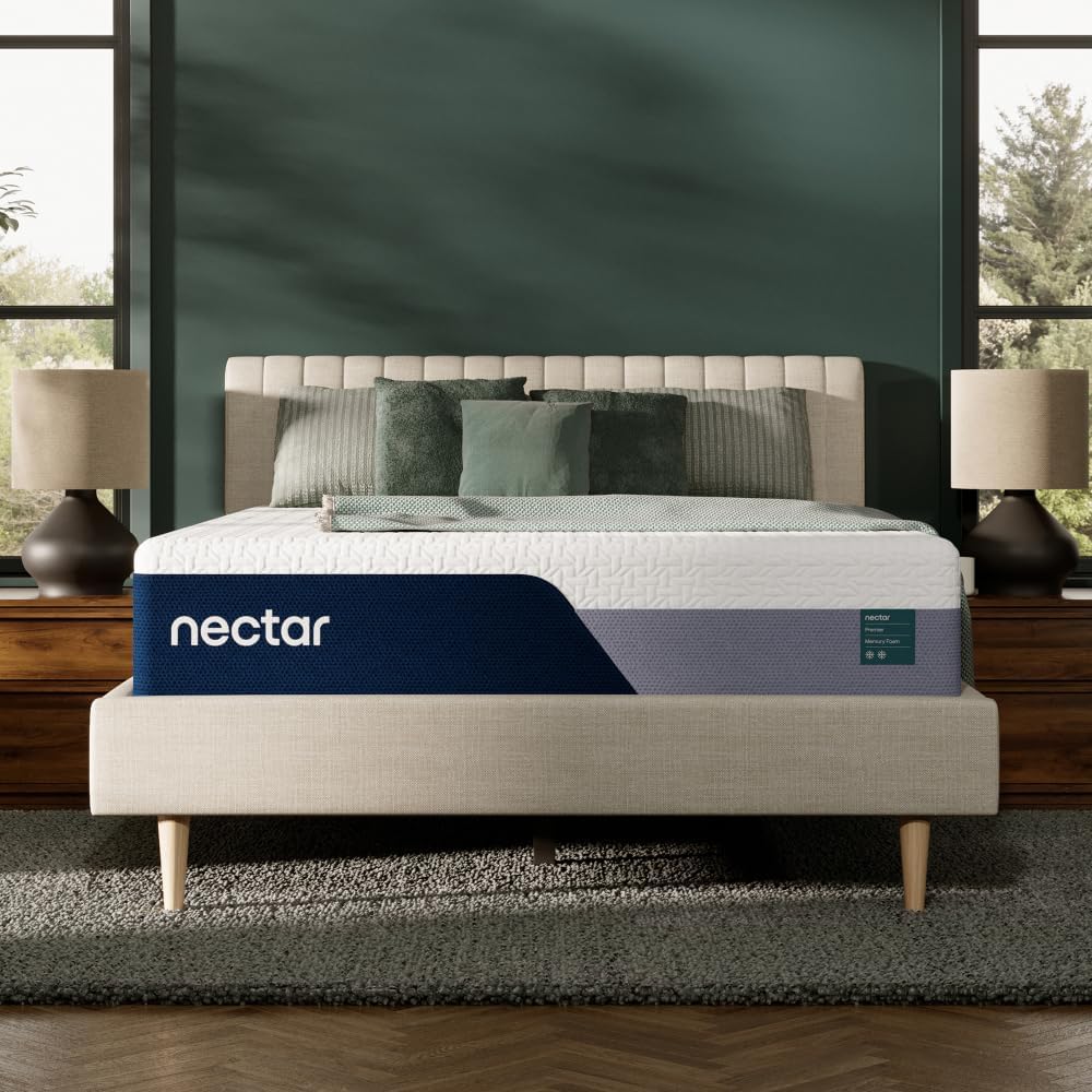 Nectar Classic 12” Queen Mattress - Medium Firm - Contouring Memory Foam - Cooling Top Layer - Support & Pressure-Relief - Mattress in a Box - 365-Night Trial & Forever Warranty