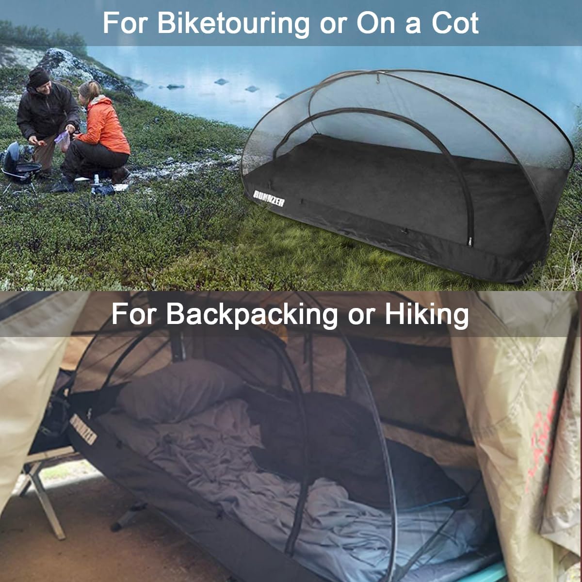 Single Pop up Portable Mosquito Camping Net Tent