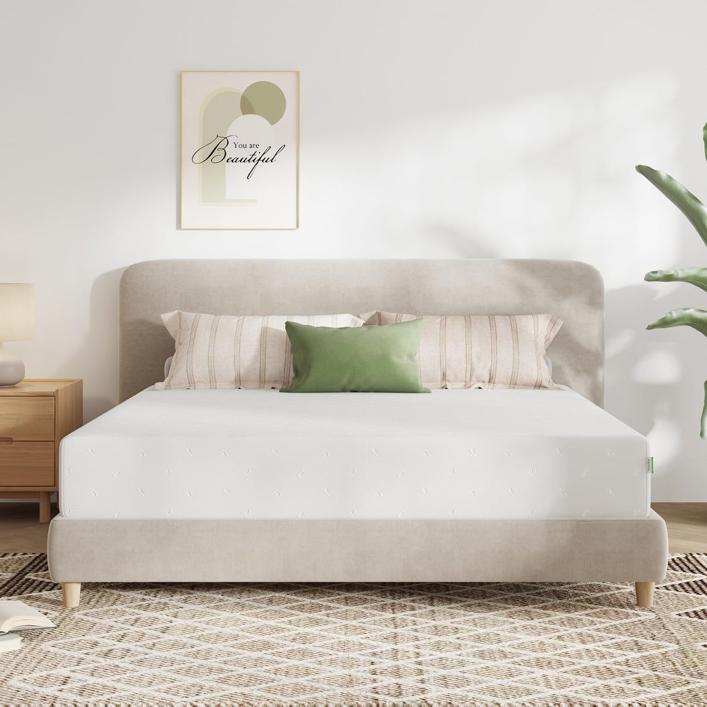 Novilla King Mattress, 12 Inch King Size Memory Foam Mattress with Comfort Foam for Pressure Relief & Cool Fresh Sleep, Removable Washable Cover,Mattresses in a Box,Medium Firm