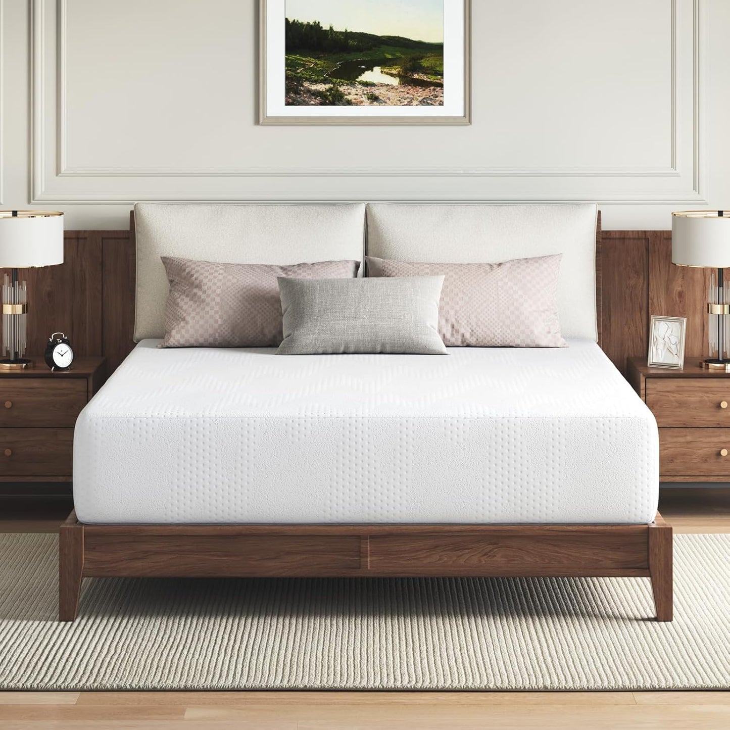 Novilla Twin Bed Mattress, 8 Inch Twin Size Mattress with Gel Memory Foam for Cooling Night Sleep, Pressure Relief & Comfort Sleep, CertiPUR-US Certified