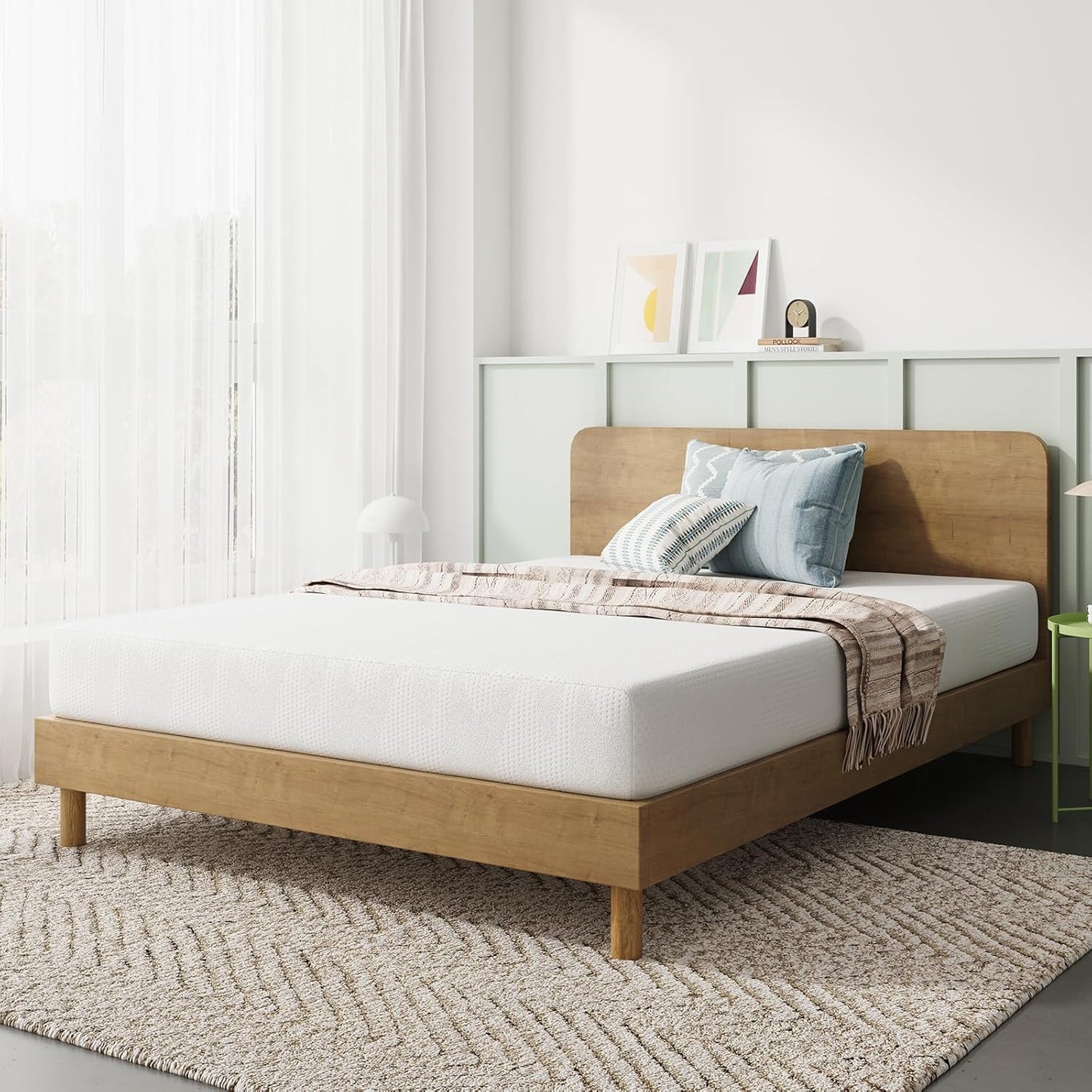 Novilla Twin Bed Mattress, 8 Inch Twin Size Mattress with Gel Memory Foam for Cooling Night Sleep, Pressure Relief & Comfort Sleep, CertiPUR-US Certified