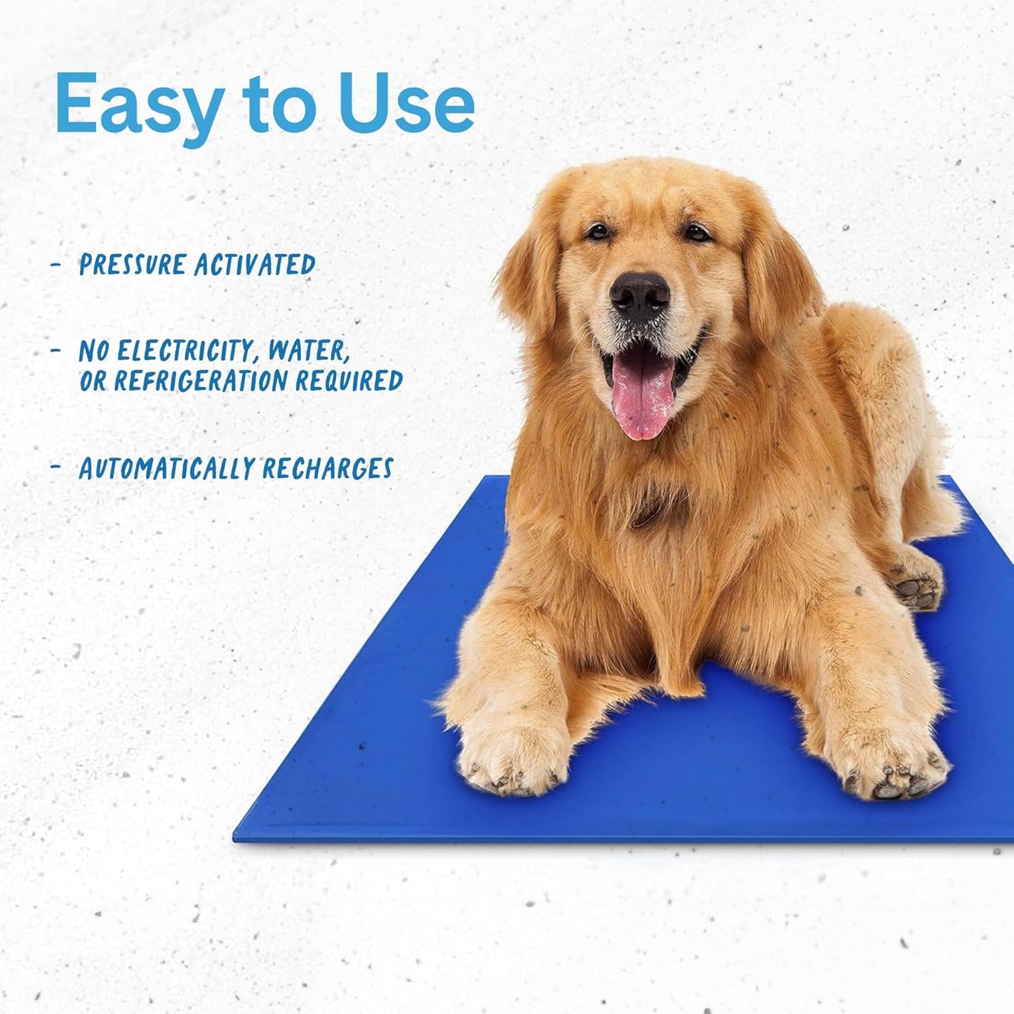 The Green Pet Shop Chillz Gel Mat, Extra Large - Pressure-Activated Cooling Pad for Pets Over 50 lbs - Non-Toxic, No Water or Refrigeration Needed - Ideal for Home, Travel & Crates