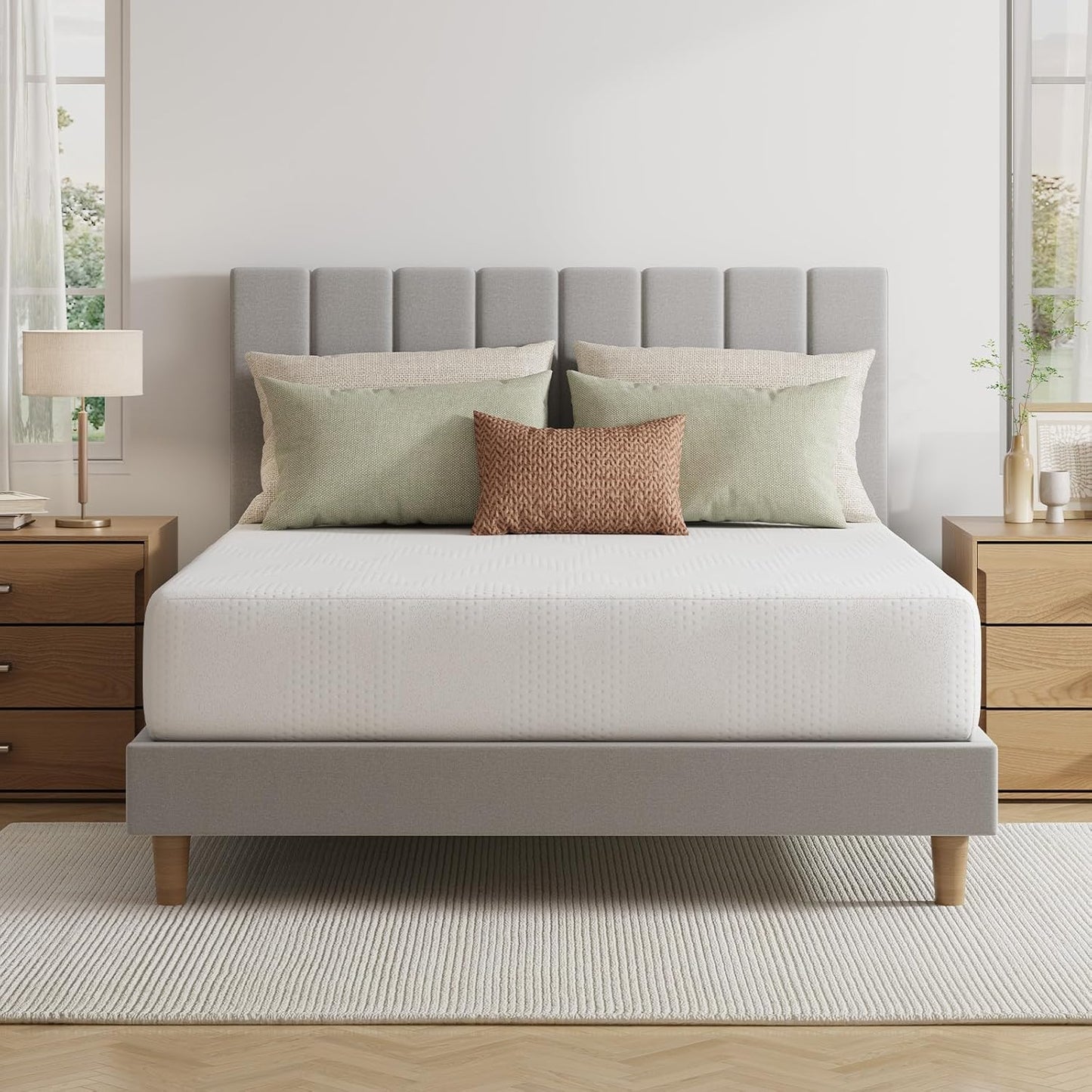 Novilla Twin Bed Mattress, 8 Inch Twin Size Mattress with Gel Memory Foam for Cooling Night Sleep, Pressure Relief & Comfort Sleep, CertiPUR-US Certified