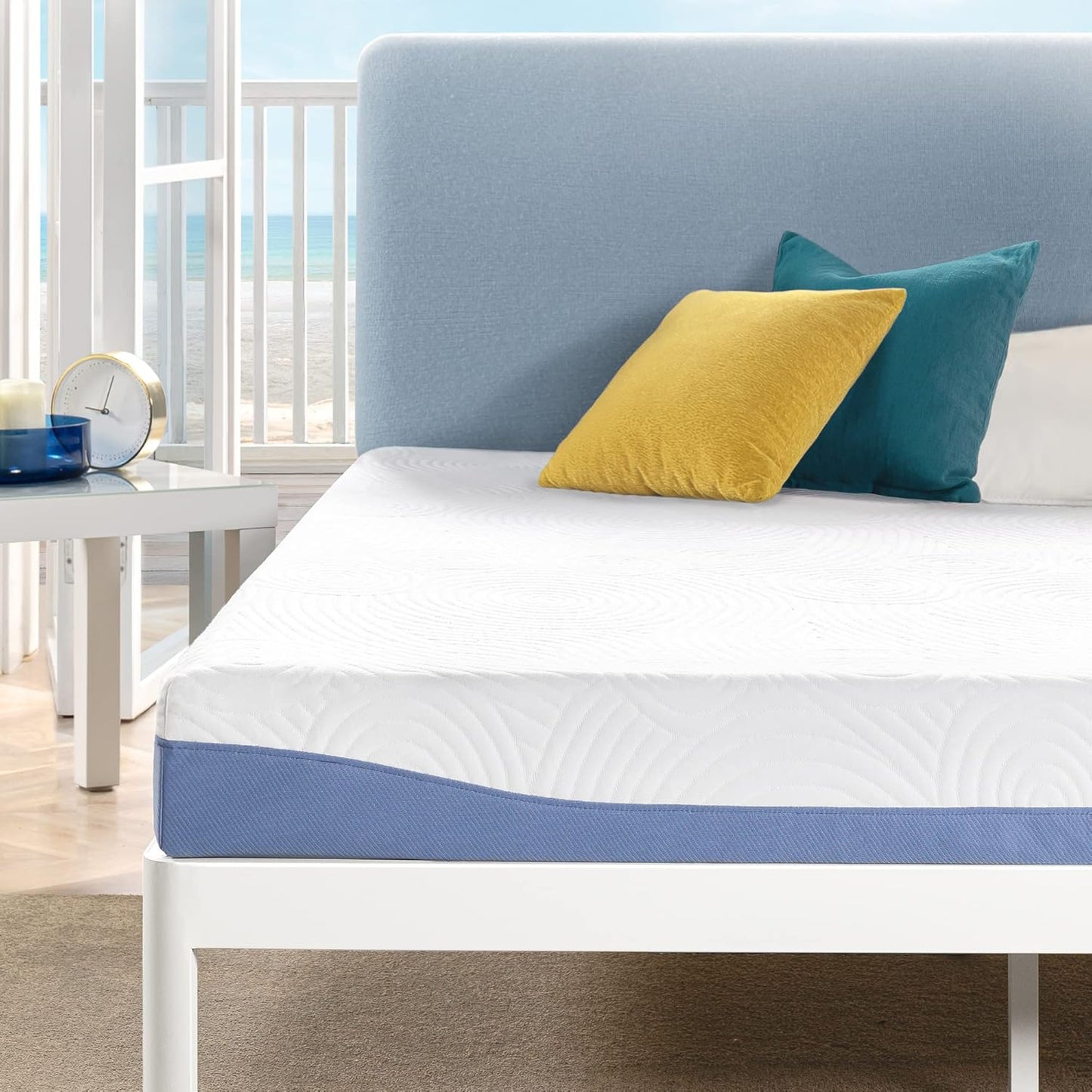 Best Price Mattress 10 Inch Memory Foam Mattress, Cooling Gel Infused, Certified Safe Foams & Fabric, Mattress in a Box, Queen