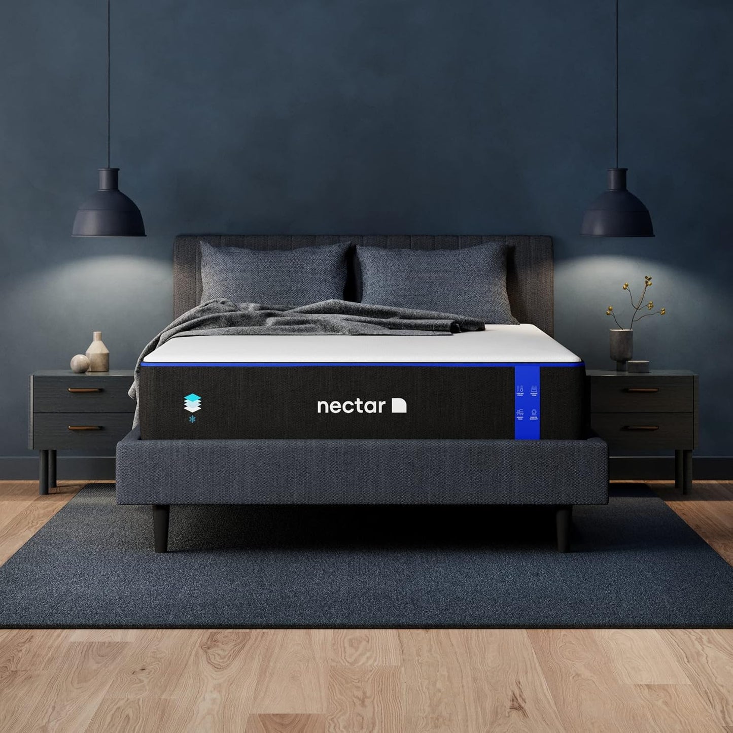 Nectar Classic 12” Queen Mattress - Medium Firm - Contouring Memory Foam - Cooling Top Layer - Support & Pressure-Relief - Mattress in a Box - 365-Night Trial & Forever Warranty