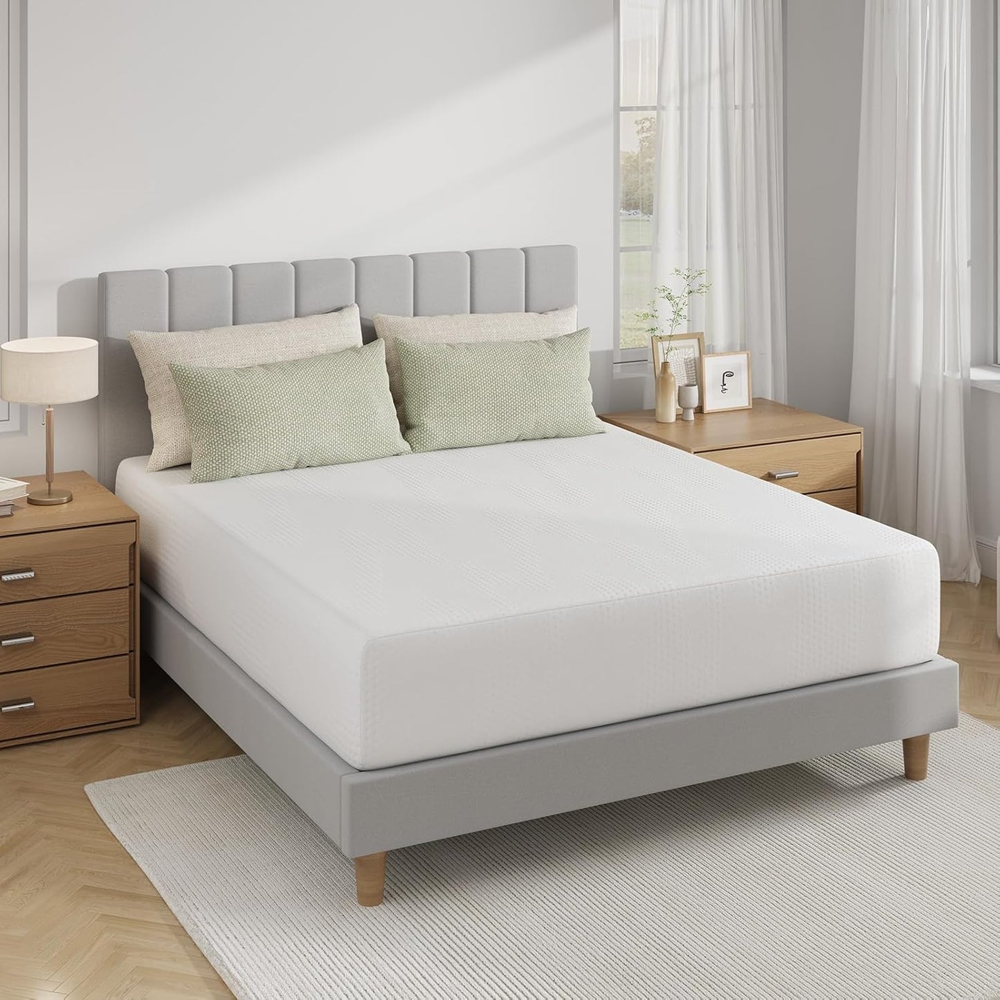 Novilla Twin Bed Mattress, 8 Inch Twin Size Mattress with Gel Memory Foam for Cooling Night Sleep, Pressure Relief & Comfort Sleep, CertiPUR-US Certified