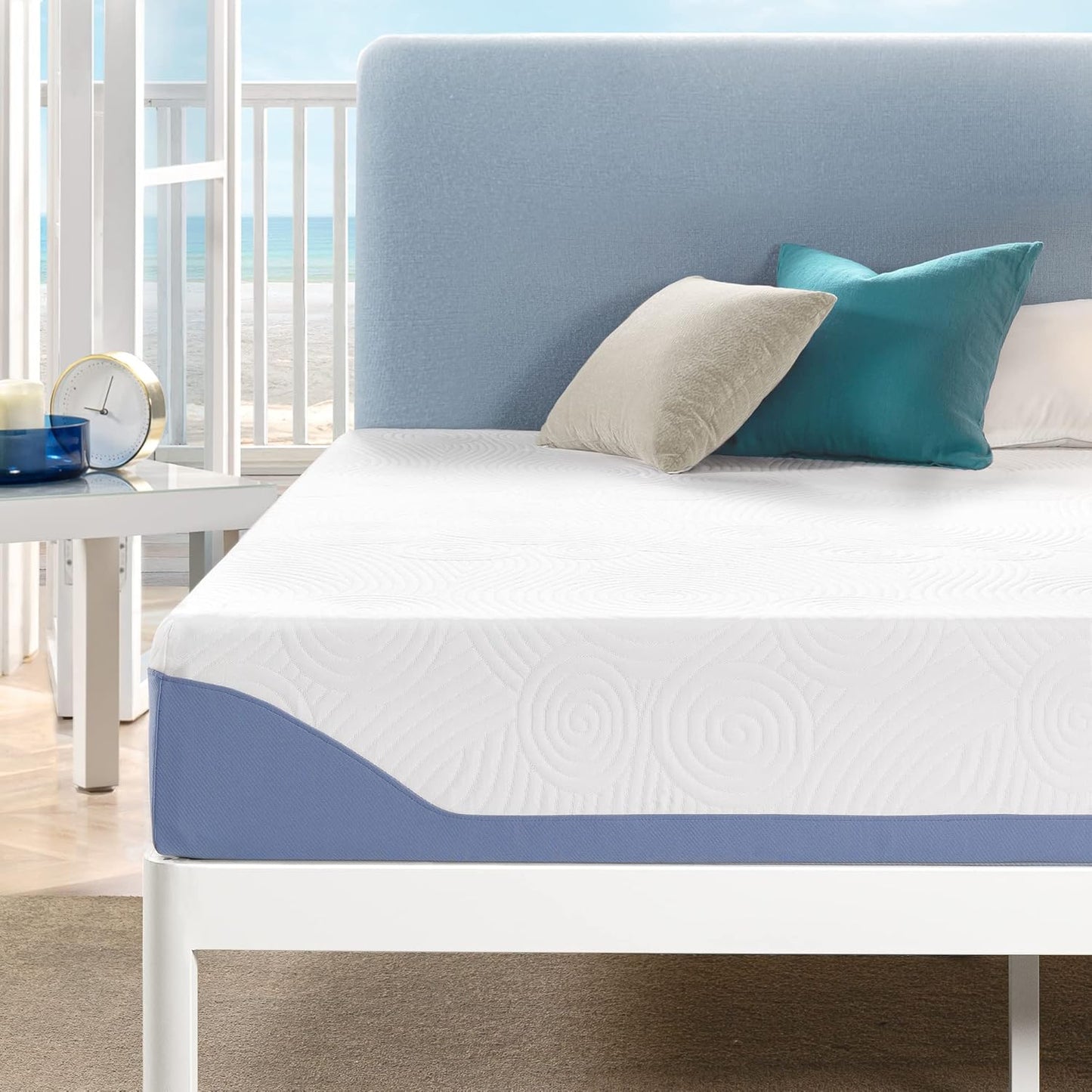 Best Price Mattress 10 Inch Memory Foam Mattress, Cooling Gel Infused, Certified Safe Foams & Fabric, Mattress in a Box, Queen