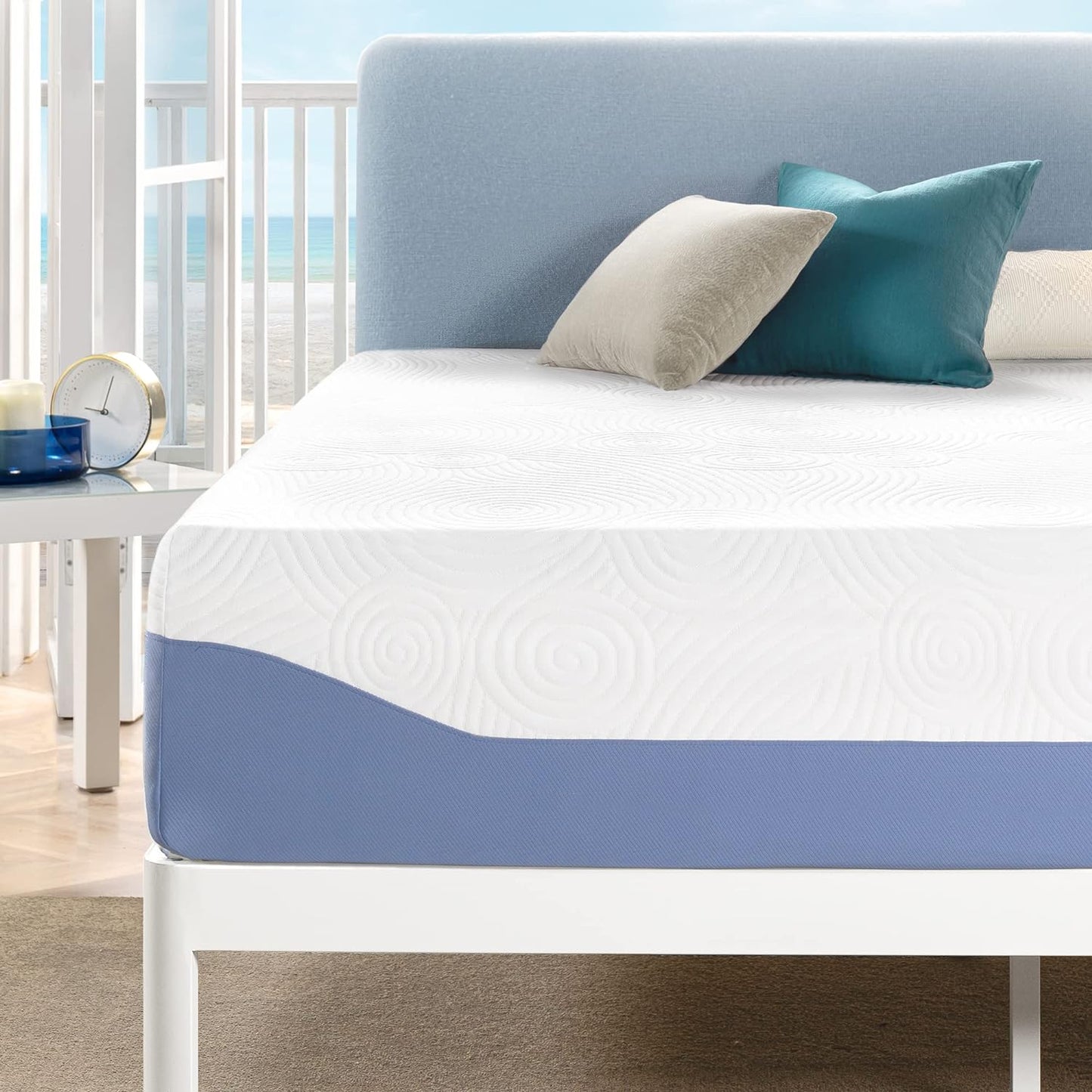 Best Price Mattress 10 Inch Memory Foam Mattress, Cooling Gel Infused, Certified Safe Foams & Fabric, Mattress in a Box, Queen